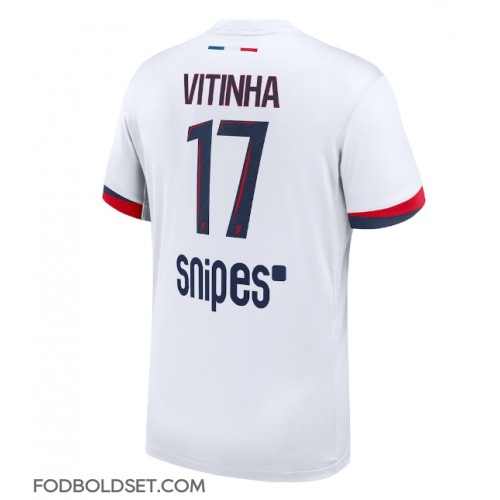 Paris Saint-Germain Vitinha #17 Udebanetrøje 2025-26 Kortærmet